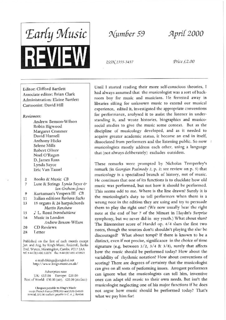 thumbnail of EMR 59 April 2000