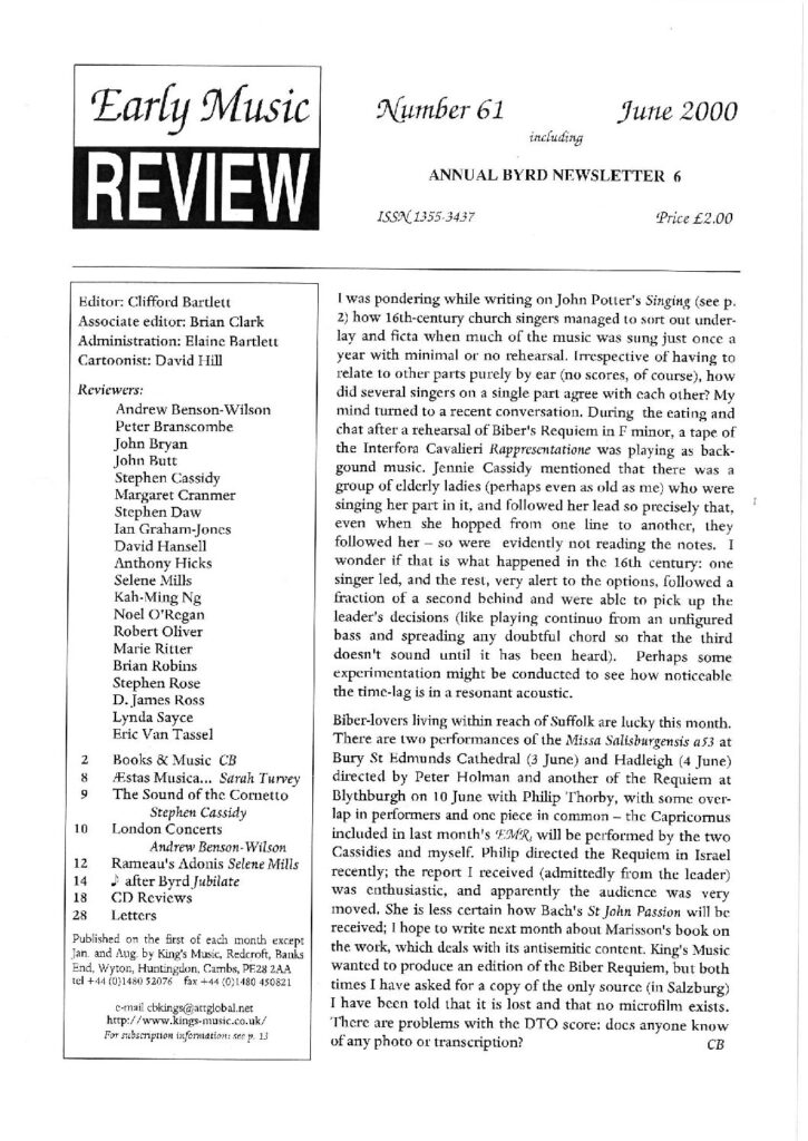 thumbnail of EMR 61 June 2000