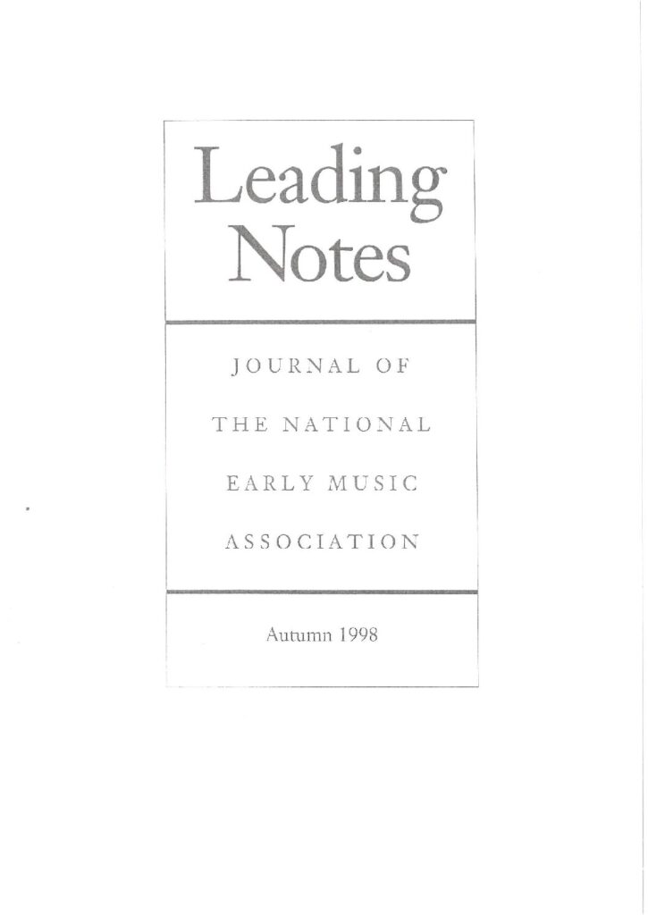 thumbnail of LN 16 Autumn 1998