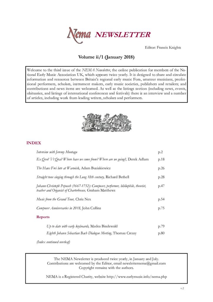 thumbnail of NEMA Newsletter ii/1 (January 2018)