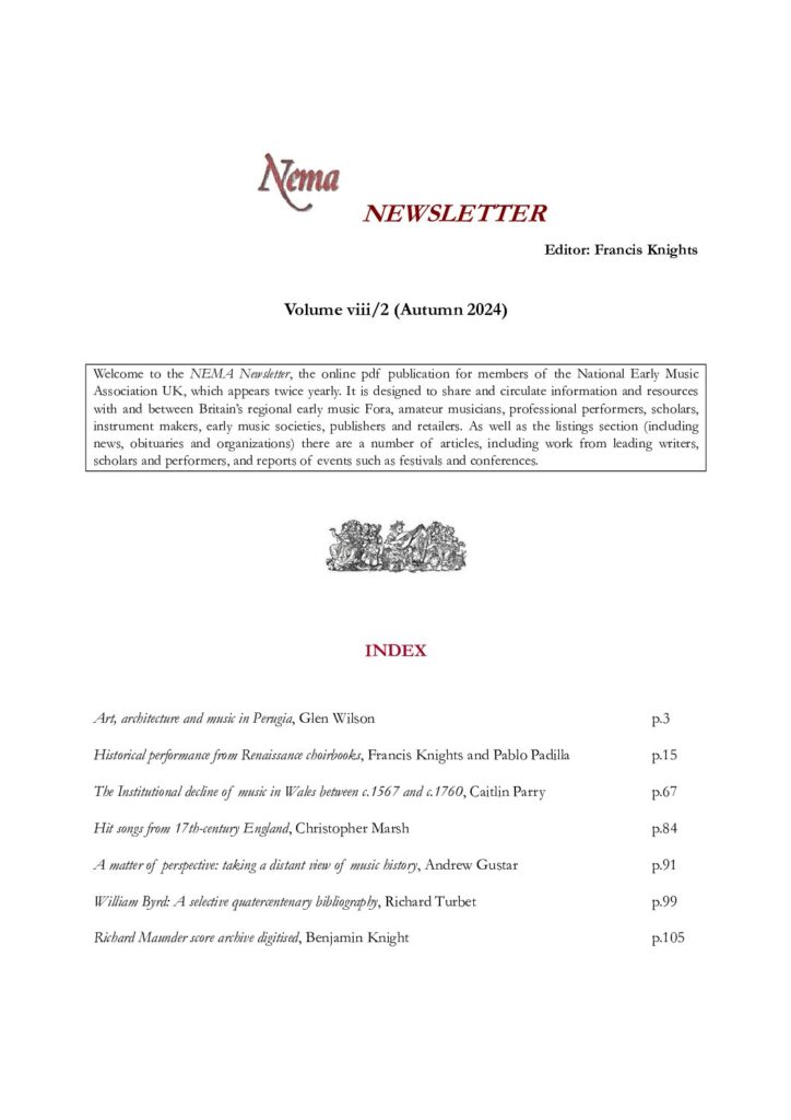 thumbnail of NEMA Newsletter viii/2 (Autumn 2024)