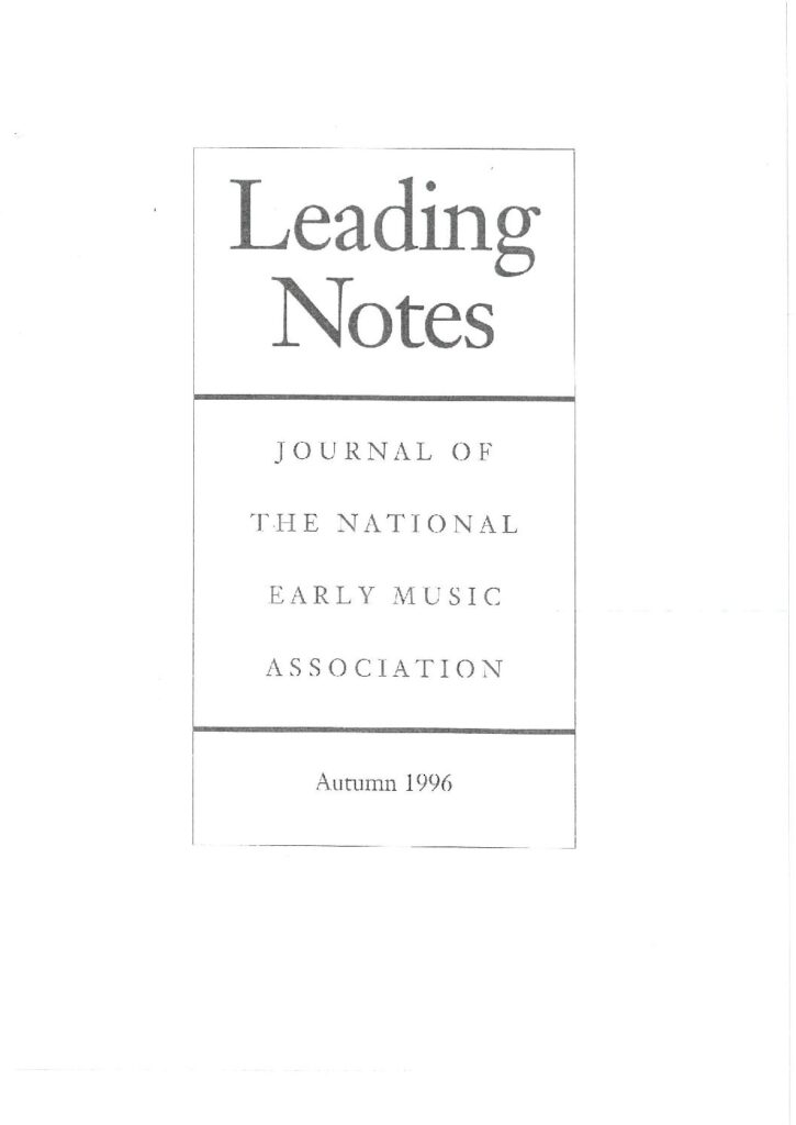 thumbnail of LN 12 Autumn 1996