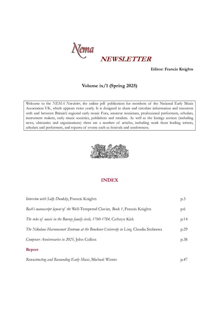 thumbnail of NEMA Newsletter ix/1 (Spring 2025)